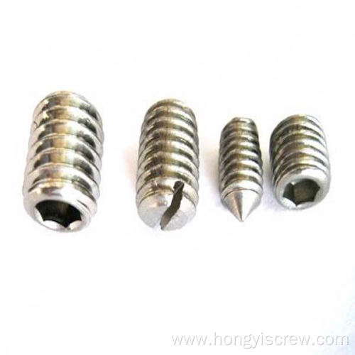 DIN916 SS316 Hexagon Socket Set Screws Cup Point